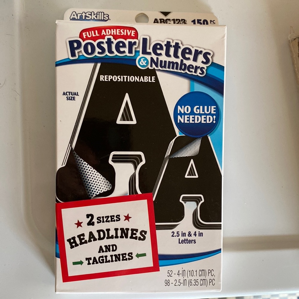 NWT Poster Letters